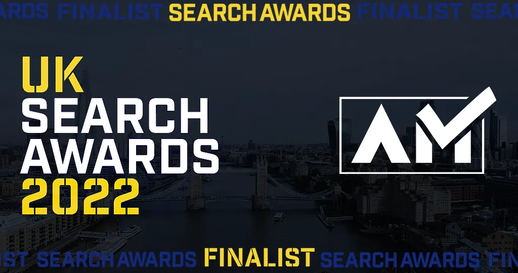 We’ve Been Nominated For A 2022 UK Search Award! illustration